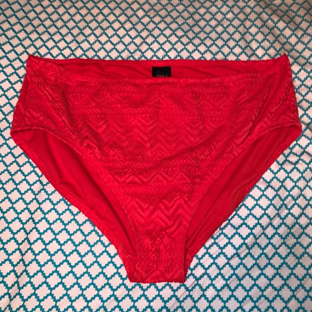 Red Swim Bottoms